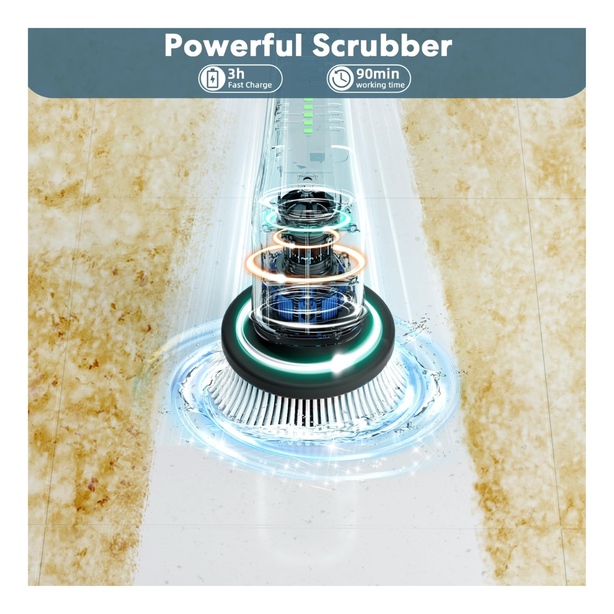 Limpiador extensión eléctrico 6 en 1